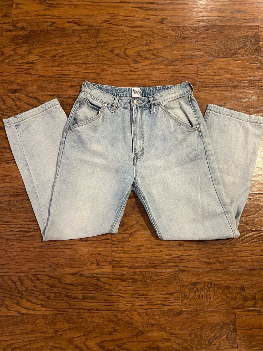 Princess Polly High Rise Straight Leg Jeans